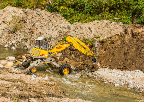 spider-excavator